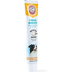 Arm & Hammer Products Fresh Breath Vanilla-Ginger Flavored Enzymatic Dog Toothpaste, 2.5-oz tube
