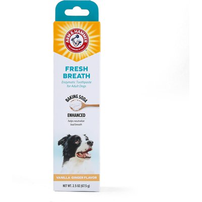 Arm & Hammer Products Arm & Hammer Products Fresh Breath Vanilla-Ginger Flavored Enzymatic Dog Toothpaste, 2.5-oz tube