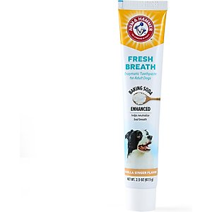 Arm & Hammer Products Fresh Breath Vanilla-Ginger Flavored Enzymatic Dog Toothpaste, 2.5-oz tube