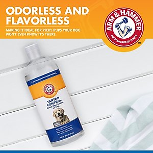 Arm & Hammer Products Tartar Control Unflavored Dog Dental Water Additive, 16-fl oz bottle