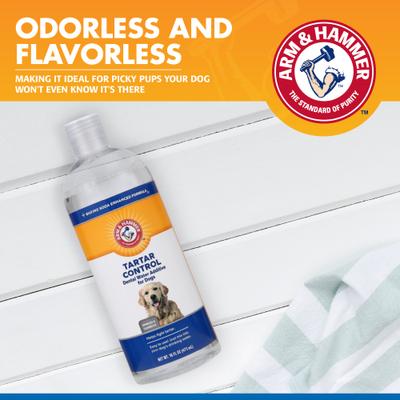 Show full view: Arm & Hammer Products Tartar Control Unflavored Dog Dental Water Additive, 16-fl oz bottle slide 8 of 11