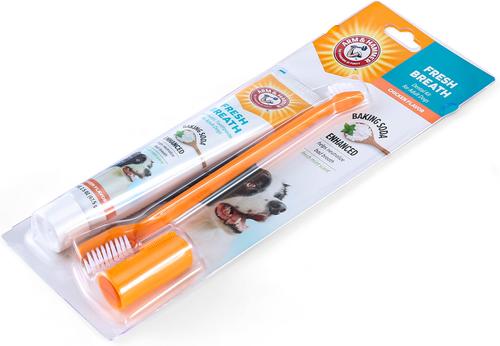Show full view: Arm & Hammer Products Products Fresh Breath Chicken Flavored Enzymatic Dog Dental Kit slide 4 of 12