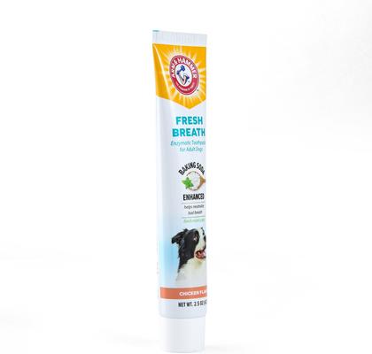 Show full view: Arm & Hammer Products Products Fresh Breath Chicken Flavored Enzymatic Dog Toothpaste, 2.5-oz tube slide 6 of 11