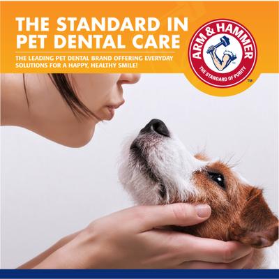 Show full view: Arm & Hammer Products Plaque Removal Fresh Mint Flavored Charcoal Dog Dental Kit, 2.5-oz bottle slide 9 of 9