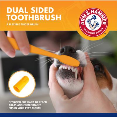 Show full view: Arm & Hammer Products Plaque Removal Fresh Mint Flavored Charcoal Dog Dental Kit, 2.5-oz bottle slide 7 of 9