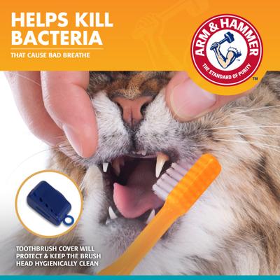 Show full view: Arm & Hammer Products Fresh Breath Tuna Flavored Enzymatic Kitten Dental Kit slide 8 of 10