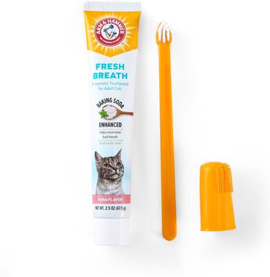Show full view: Arm & Hammer Products Fresh Breath Tuna Flavored Cat Dental Kit, 2.5-oz tube slide 6 of 10