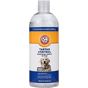 Arm & Hammer Products Tartar Control Unflavored Dog Dental Water Additive, 16-fl oz bottle