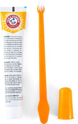 Show full view: Arm & Hammer Products Products Fresh Breath Chicken Flavored Enzymatic Dog Dental Kit slide 6 of 12