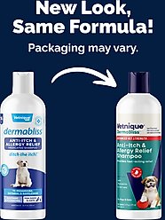 Vetnique Labs Dermabliss Advanced Vet Strength Allergy & Itch Relief Hydrocortisone Anti-Itch Cat & Dog Shampoo, 16-fl oz bottle slide 2 of 9