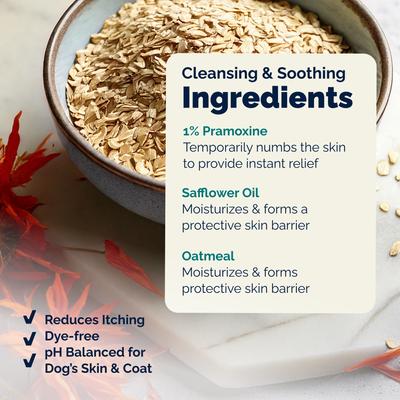 Show full view: Vetnique Labs Dermabliss Advanced Vet Strength Allergy & Itch Relief Anti-Itch Cat & Dog Shampoo, 16-fl oz bottle slide 5 of 11