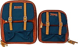 Ruffsack Dale Handmade Dog Backpack with Harness, Rust, Small