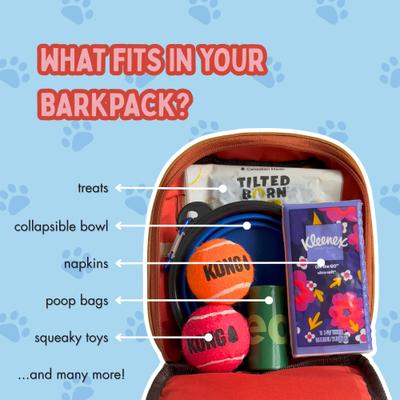 Show full view: Ruffsack Dale Handmade Dog Backpack with Harness, Light Blue, Medium slide 4 of 6