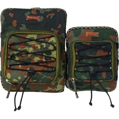 Ruffsack Ruffsack Scout Handmade Dog Backpack with Harness, Green, Medium