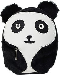 Ruffsack Panda Handmade Dog Backpack with Harness, Black, Small