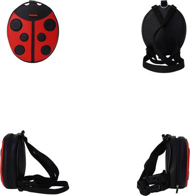 Show full view: Ruffsack Lucy Handmade Dog Backpack with Harness, Red, Small slide 2 of 6