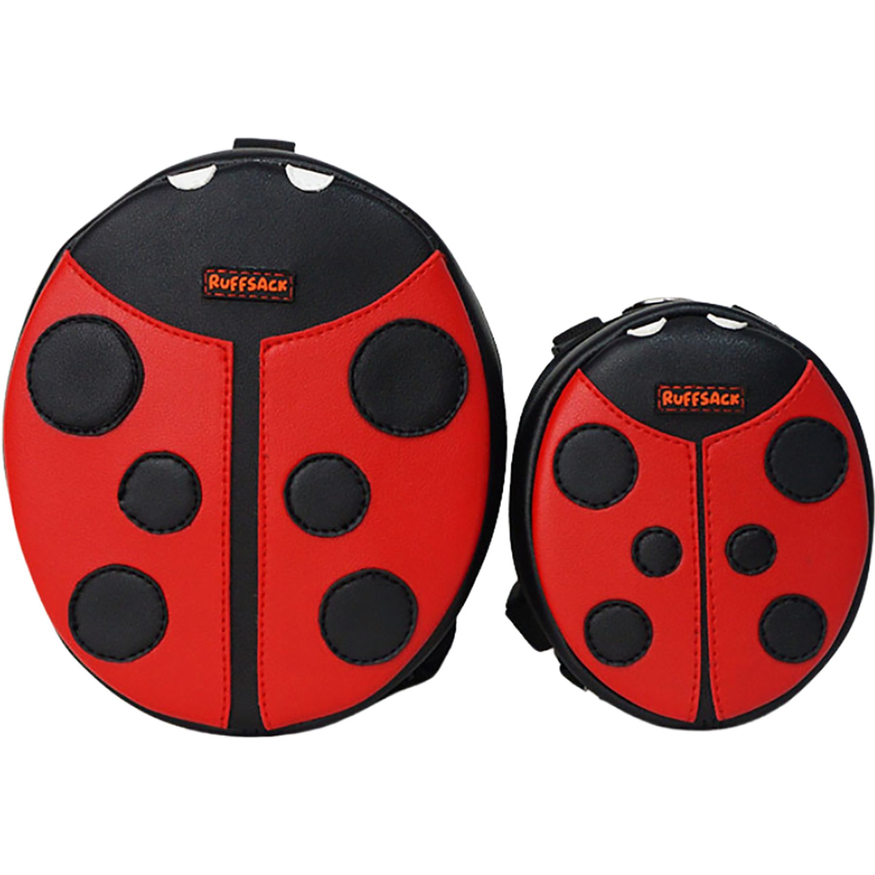 Ruffsack Lucy Handmade Dog Backpack with Harness, Red, Small
