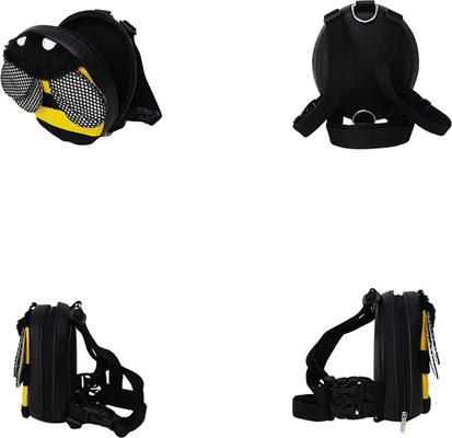 Show full view: Ruffsack Bumble Handmade Dog Backpack with Harness, Yellow, Small slide 2 of 6