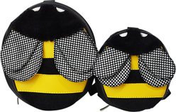 Ruffsack Bumble Handmade Dog Backpack with Harness, Yellow, Small