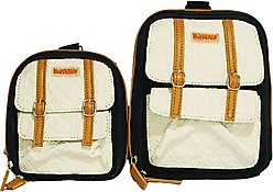 Ruffsack Dale Handmade Dog Backpack with Harness, Black, Small