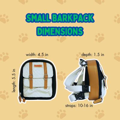 Show full view: Ruffsack Dale Handmade Dog Backpack with Harness, Black, Small slide 6 of 6