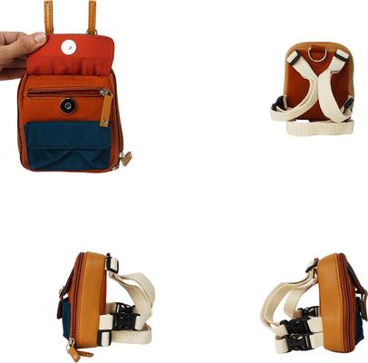 Show full view: Ruffsack Dale Handmade Dog Backpack with Harness, Rust, Small slide 2 of 6