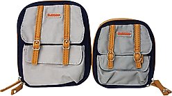 Ruffsack Dale Handmade Dog Backpack with Harness, Navy, Small slide 1 of 6