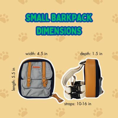Show full view: Ruffsack Dale Handmade Dog Backpack with Harness, Navy, Small slide 6 of 6