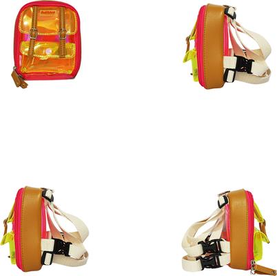 Show full view: Ruffsack Jelly Dale Handmade Dog Backpack with Harness, Pink, Small slide 2 of 6