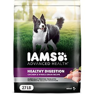 Iams Advanced Health Adult Healthy Digestion with Real Chicken Dry Dog Food, 27-lb bag