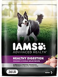 Iams Advanced Health Adult Healthy Digestion with Real Chicken Dry Dog Food, 36-lb bag