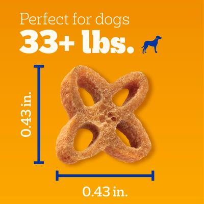 Show full view: Pedigree DentaStix Chewy Chunx Chicken Flavor Large Dental Dog Treats, 4-oz pouch slide 6 of 11