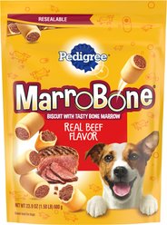 Pedigree Marrobone Real Beef Flavor Biscuit Dog Treats, 24-oz bag