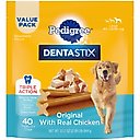 Pedigree Dentastix Large Original Chicken Flavor Dental Dog Treats, 40 count