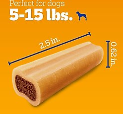 Pedigree Mini Jumbone Real Beef Flavor Dog Treats, 12 count slide 2 of 9