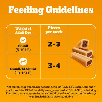 Show full view: Pedigree Mini Jumbone Real Beef Flavor Dog Treats, 35 count slide 12 of 15