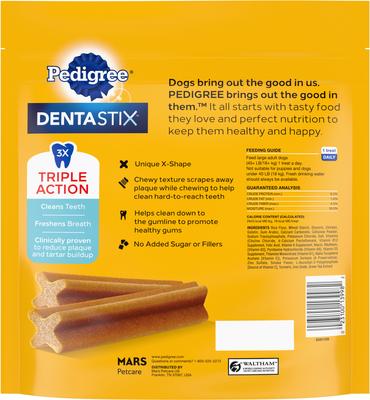 Show full view: Pedigree Dentastix Large Original Chicken Flavor Dental Dog Treats, 40 count slide 3 of 12