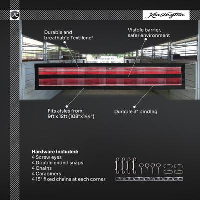 Show full view: Kensington Protective Products Horse Stable Aisle Guard, 10-12 inch, Lavender Mint slide 4 of 6