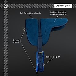 Kensington Protective Products Horse Fleece Bareback Pad, Deluxe Black slide 2 of 5