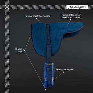 Kensington Protective Products Horse Fleece Bareback Pad, Atlantis