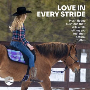 Kensington Protective Products Horse Fleece Bareback Pad, Atlantis