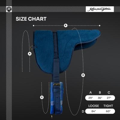 Show full view: Kensington Protective Products Horse Fleece Bareback Pad, Merlot slide 2 of 6