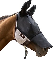 Kensington Protective Products UViator CatchMask with Ears & Nose Horse Fly Mask, Large, Desert Sand