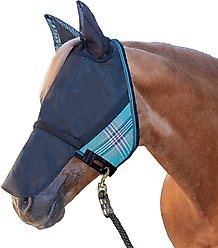 Kensington Protective Products UViator CatchMask with Ears & Nose Horse Fly Mask, Large, Atlantis