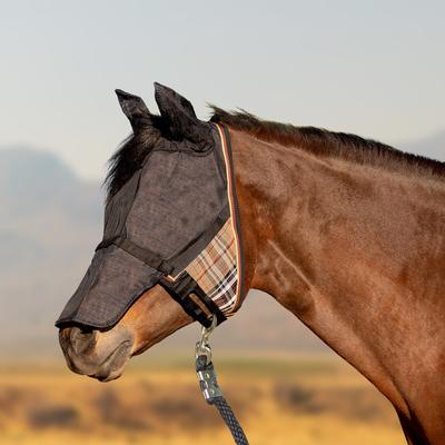 Show full view: Kensington Protective Products UViator CatchMask with Ears & Nose Horse Fly Mask, Large, Deluxe Black slide 2 of 10