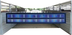 Kensington Protective Products Horse Stable Aisle Guard, 10-12 inch, Kentucky Blue