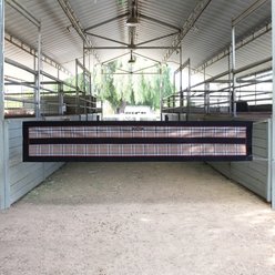 Kensington Protective Products Horse Stable Aisle Guard, 10-12 inch, Deluxe Black slide 2 of 7