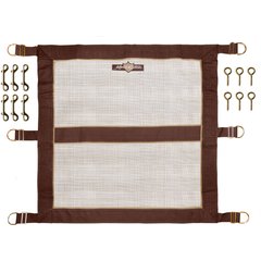 Kensington Protective Products Stall with Hardware Horse Stall Door Guard, Desert Sand