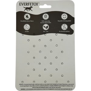 EVERFETCH Natural Rubber Lickable Dental Ring Beef Scented Dog Chew Toy