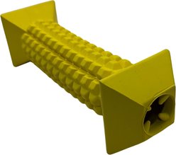 EVERFETCH Natural Rubber Textured Dental Stick Peanut Butter Scented Dog Chew Toy